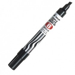 Marcatore Super Color permanente punta scalpello 5 mm nero Pilot