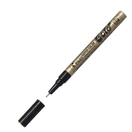 Marcatore a vernice Super Color punta extra fine 1 mm gold Pilot