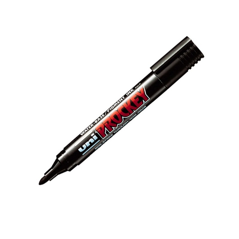 Marcatore Uni Prockey M122 punta conica 1,20mm1,80mm nero Uni Mitsubishi