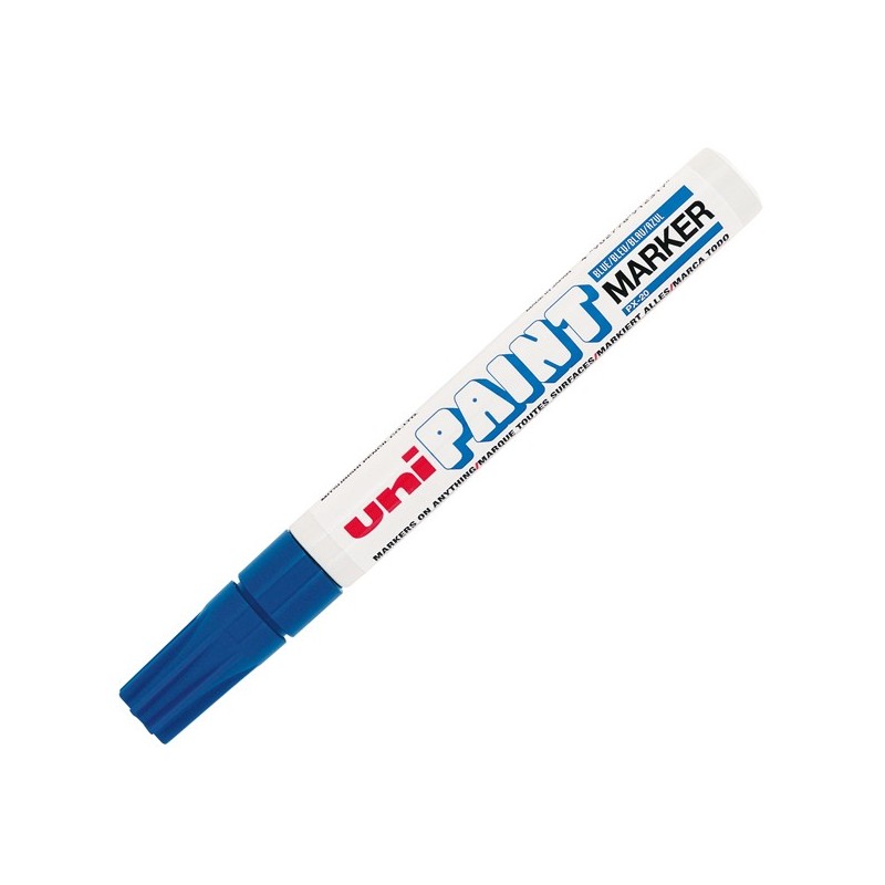 Marcatore Uni Paint PX20 punta 2,8mm blu Uni Mitsubishi