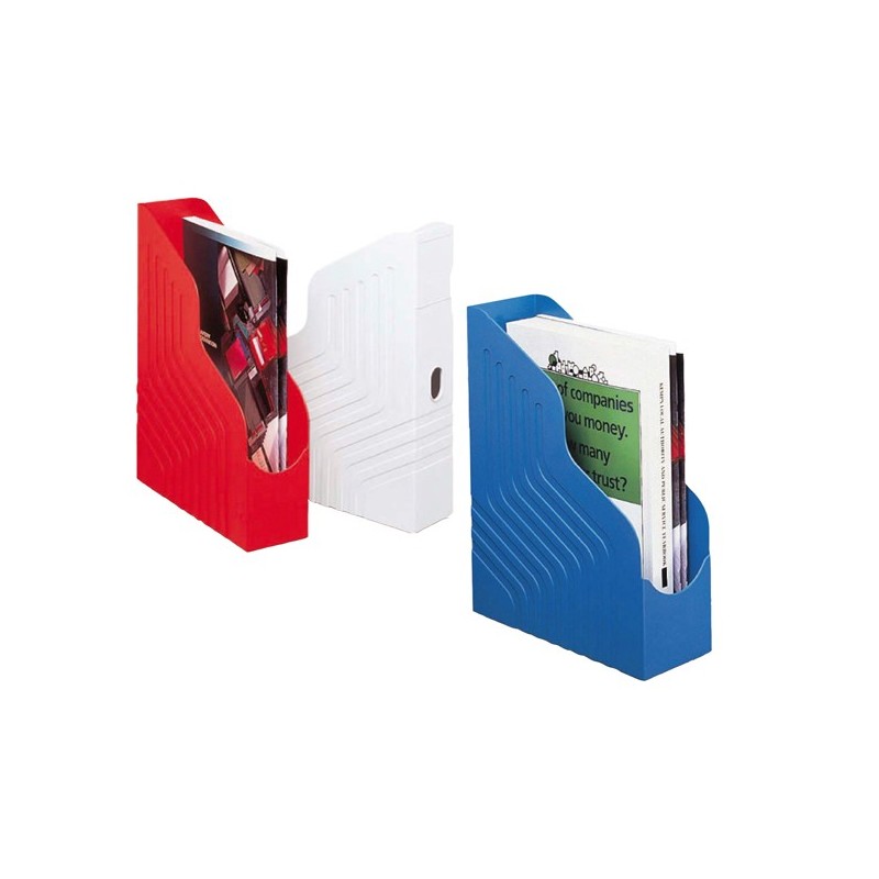 Portariviste Magazine Rack 25 x 32 cm dorso 8 cm rosso Rexel
