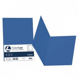Cartelline semplici Luce 200 gr 25x34 cm blu prussia Favini conf. 50 pezzi