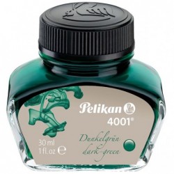Inchiostro stilografico 4001 30 ml verde scuro Pelikan