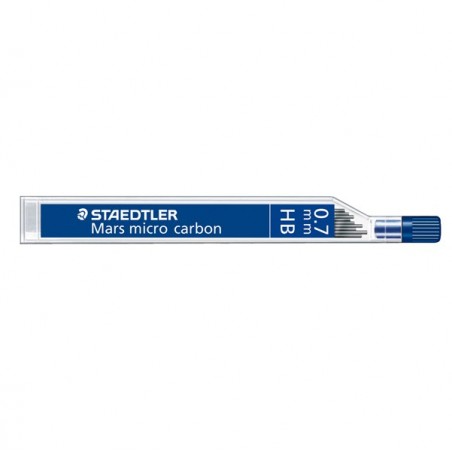 Astuccio 12 Mine Mars Micro mina 0,7mm gradazione HB Staedtler conf. 12 astucci