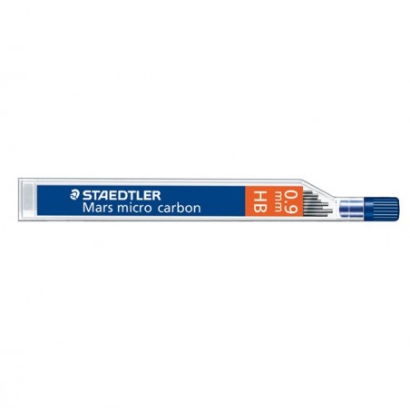 Astuccio 12 Mine Mars Micro mina 0,9mm gradazione HB Staedtler conf. 12 astucci