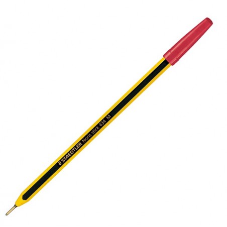 Penna a sfera Noris Stick punta 1,0 mm rosso Staedtler conf. 20 pezzi