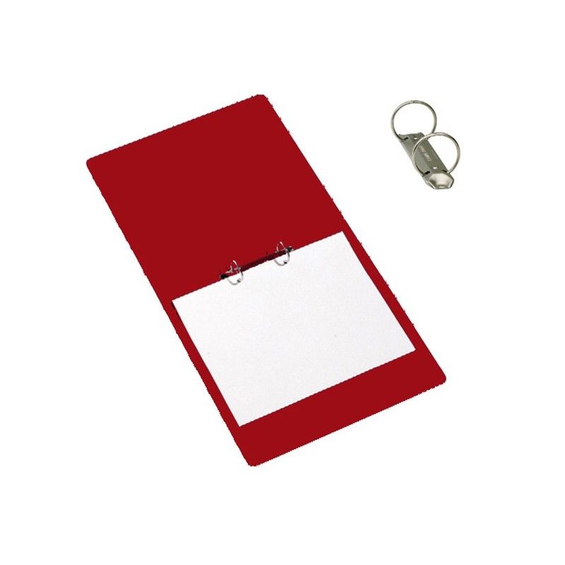 Raccoglitore Presspan 2 anelli 25 mm dorso 3 cm 25x33 cm rosso Cartotecnica del Garda