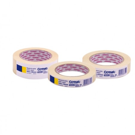 Nastro adesivo 3 cm x 50 m carta beige Comet