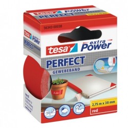 Nastro adesivo telato XP Perfect 3,8 cm x 2,7 m rosso Tesa