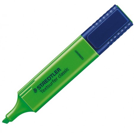 Evidenziatore Textsurfer Classic punta a scalpello tratto da 1,05,0mm verde Staedtler