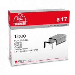 Punti S17 23/17 acciaio metallo Romeo Maestri conf. 1000 pezzi