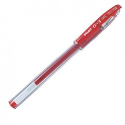 Roller gel G 3 punta 0,7mm rosso Pilot