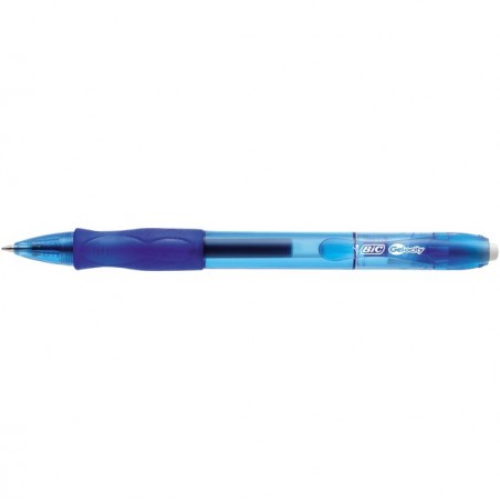 Penna gel a sfera a scatto Gelocity punta 0,7mm blu Bic conf. 12 pezzi