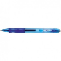 Penna gel a sfera a scatto Gelocity punta 0,7mm blu Bic conf. 12 pezzi