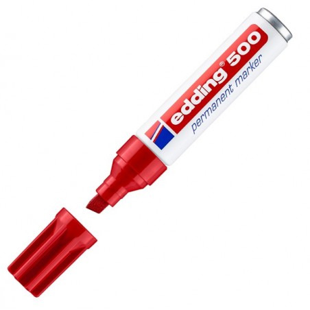 Marcatore permanente Edding 500 punta da 2,007,00mm rosso Edding