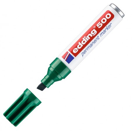 Marcatore permanente Edding 500 punta da 2,007,00mm verde Edding
