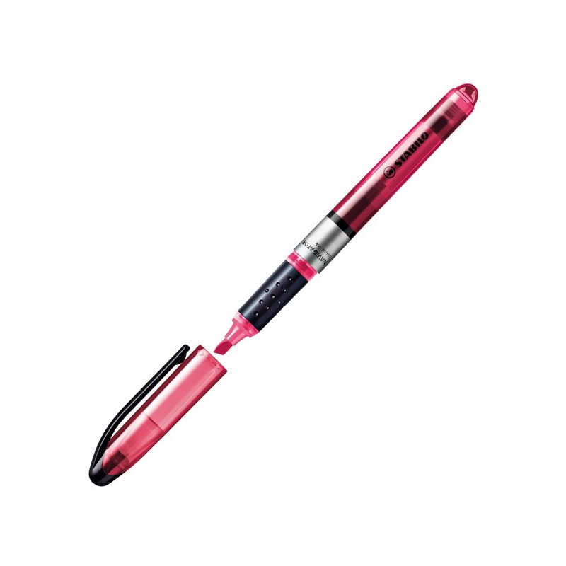 Evidenziatore Stabilo Navigator punta scalpello tratto da 1,04,0mm rosa Stabilo