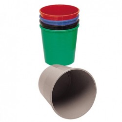 Cestino gettacarte altezza 32,5 cm diametro 29,5 cm 15 L nero Presbitero
