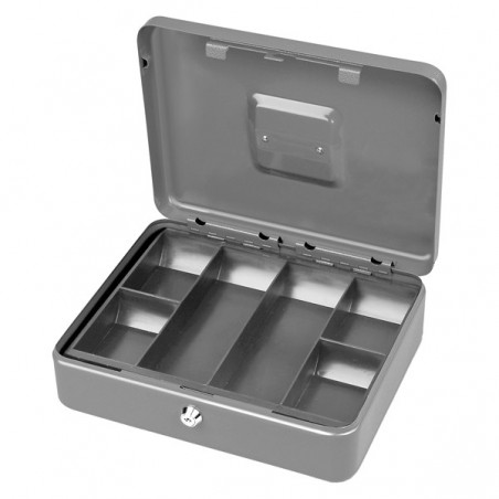 Cassetta portavalori Secur 30x24x9 cm grigio chiaro Metalplus