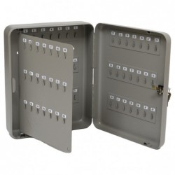 Cassetta portachiavi da muro 37x28x7,5 cm 128 posti grigio antracite Metalplus