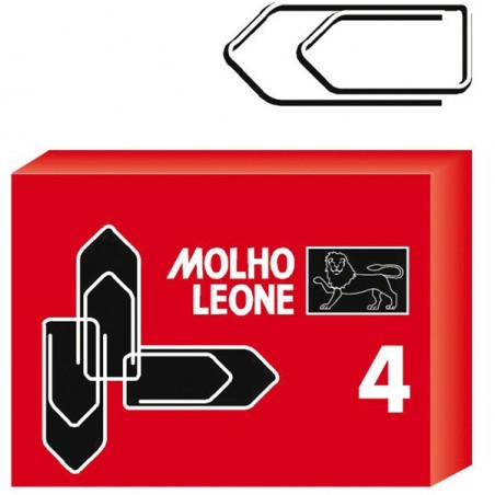 Fermagli zincati n. 4 3,2 cm Molho Leone conf. 100 pezzi