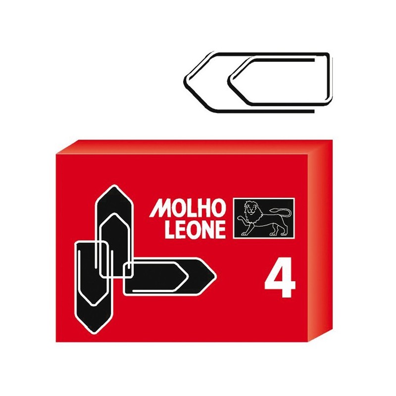 Fermagli zincati n. 4 3,2 cm Molho Leone conf. 100 pezzi