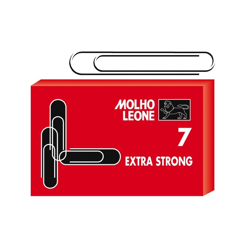 Fermagli zincati n. 7 7,5 cm Molho Leone conf. 25 pezzi