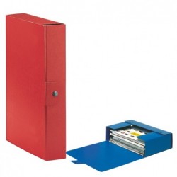Scatola progetto Eurobox dorso 6 cm 25x35 cm rosso Esselte