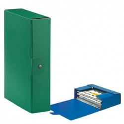 Scatola progetto Eurobox dorso 8 cm 25x35 cm verde Esselte
