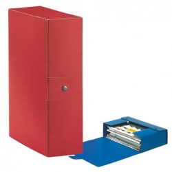 Scatola progetto Eurobox dorso 10 cm 25x35 cm rosso Esselte