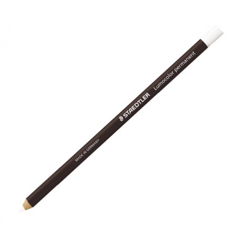 Matita Lumocolor® Glasochrom permanente bianco Staedtler