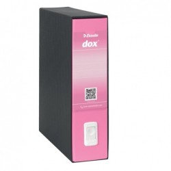 Registratore Dox 1 dorso 8 cm commerciale 23 x 29,7 cm rosa Esselte