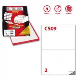 Etichette adesive extra forti C/509 in carta permanenti 210 x 148,4 mm 2 et/fg 100 fogli bianco Markin