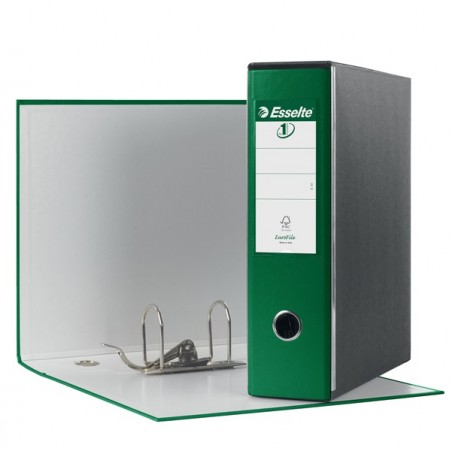 Registratore Eurofile G53 dorso 8 cm commerciale 23x30 cm verde Esselte