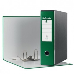 Registratore Eurofile G53 dorso 8 cm commerciale 23x30 cm verde Esselte