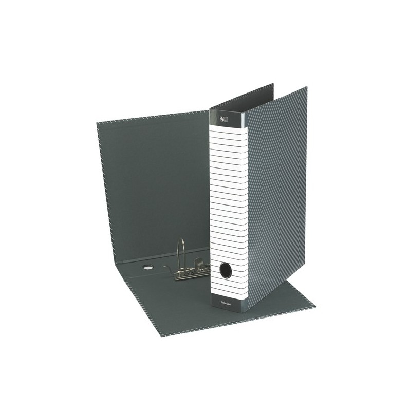 Registratore Delso Line G14 dorso 5 cm protocollo 23x33 cm grigio Esselte