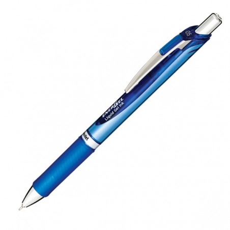 Roller a scatto Energel XM Click punta 0,5mm blu Pentel