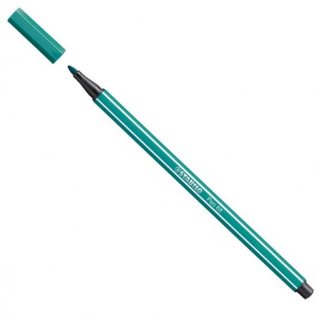 Pennarello Pen 68 blu turchese 51 Stabilo