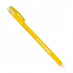 Penna a sfera cancellabile Cancellik punta 1,0mm giallo Tratto