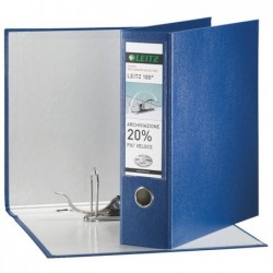 Registratore Leitz 180° G65 dorso 8 cm protocollo 23x33 cm blu Leitz