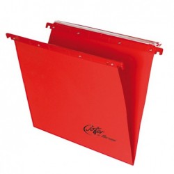 Cartella sospesa Joker cassetto interasse 33 cm fondo V 31,2x25 cm rosso Bertesi