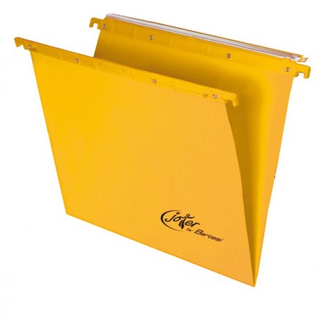 Cartella sospesa Joker cassetto interasse 39 cm fondo V 37x25 cm giallo Bertesi