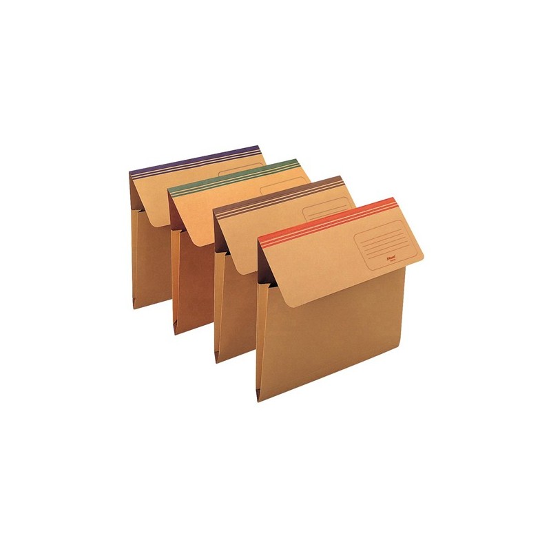 Cartellina a busta Dixie Mec cartoncino 200 gr 33,7x26,2 cm colori assortiti Rexel
