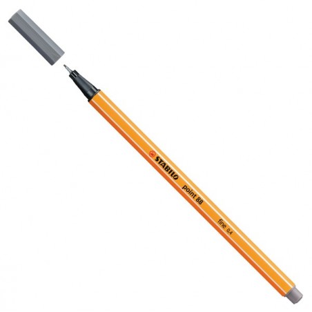 Fineliner Point 88 tratto 0,4 mm grigio scuro 96 Stabilo