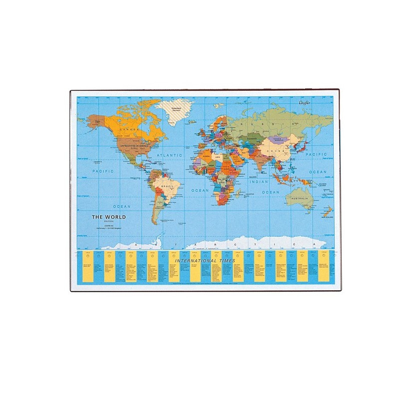 Sottomano Geographic Planisfero 40 x 53 cm Läufer