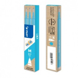 Refill a sfera Frixionball punta 0,7mm azzurro Pilot conf. 3 pezzi