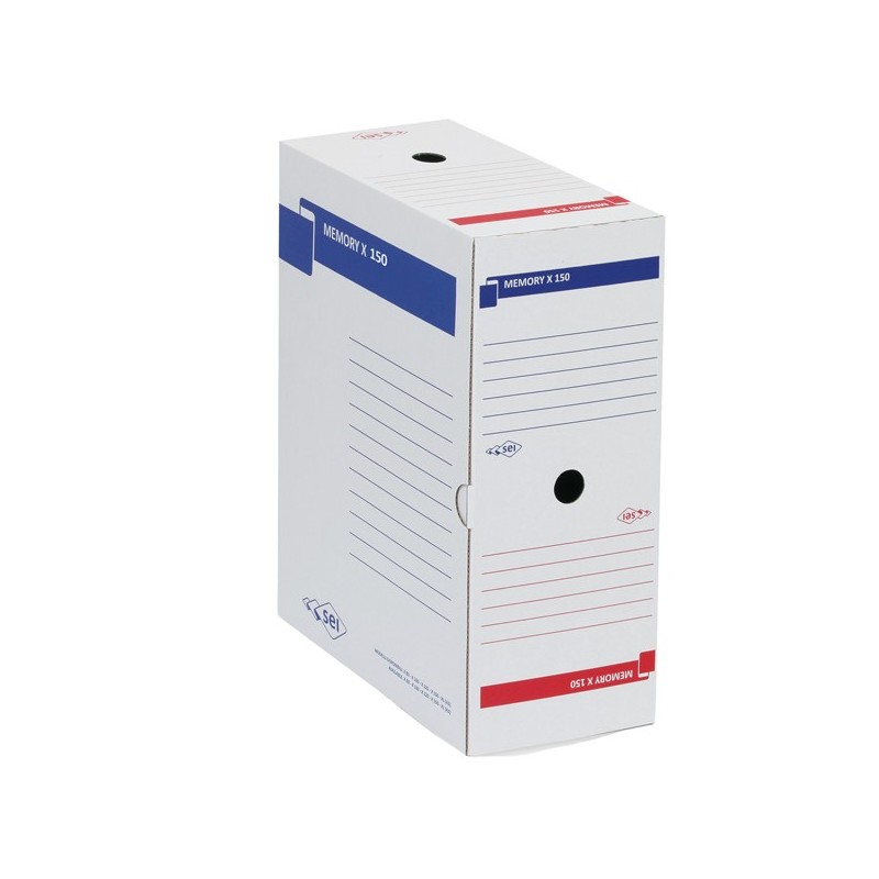 Scatola archivio Memory X150 25x35 cm dorso 15 cm bianco Sei Rota