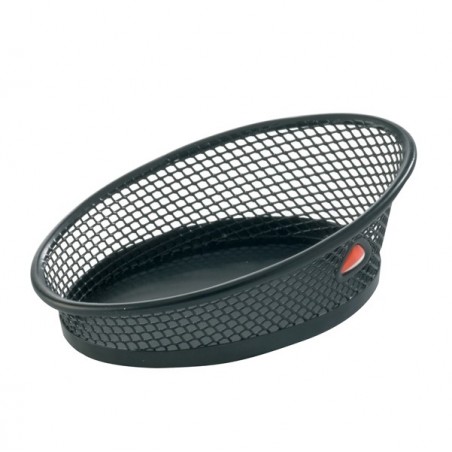 Portafermagli Mesh 10,5 x 7,3 x 4 cm rete metallica nero Alba