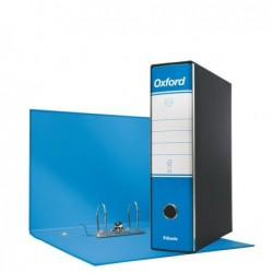Registratore Oxford G85 dorso 8 cm protocollo 23x33 cm azzurro Esselte