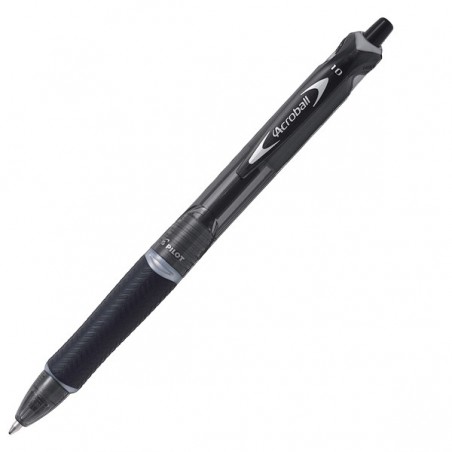 Penna a sfera a scatto Acroball Plastic Begreen punta 1,0mm nero Pilot